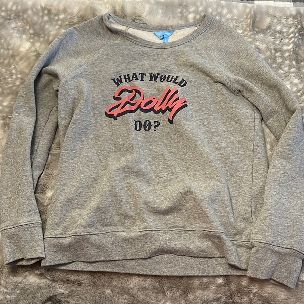 Draper James What Would Dolly Do sweatshirt size Medium